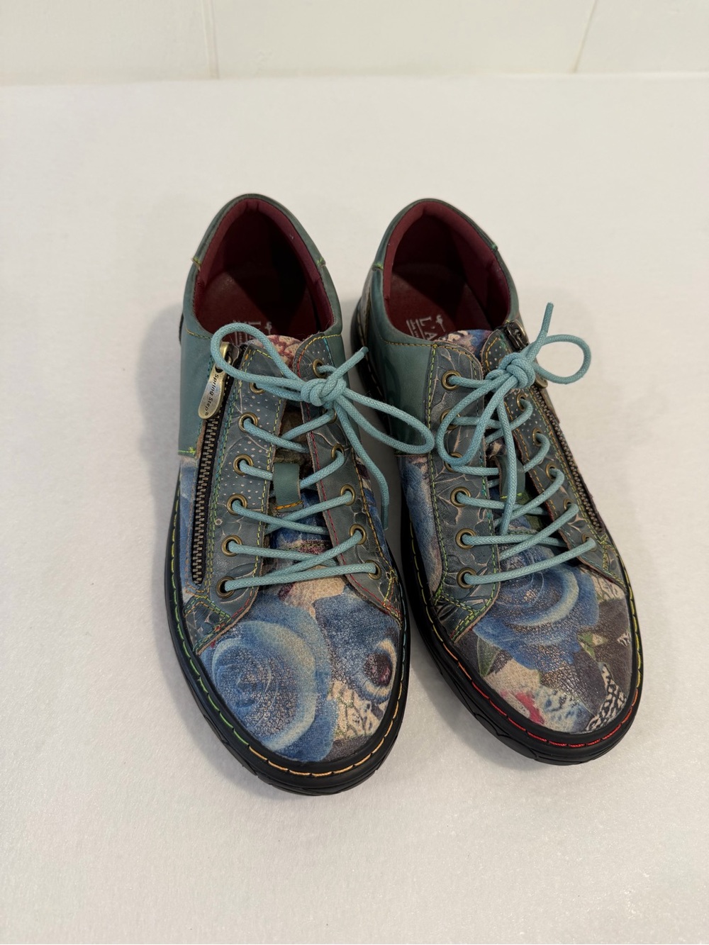 Spring Step L’Artiste Women’s Danli-Bloom-Blum Sneaker 9 Leather Preowned